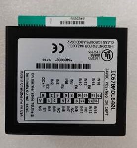 GE IC670MDL640