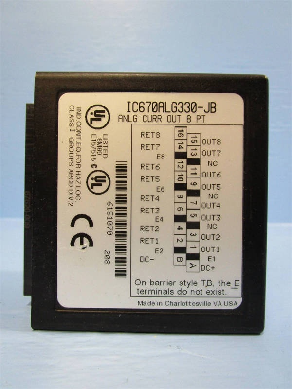 GE IC670ALG330